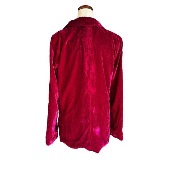 Akira Rose Velvet Blazer Women's Size Medium | 53-7 - Picture 2 of 6